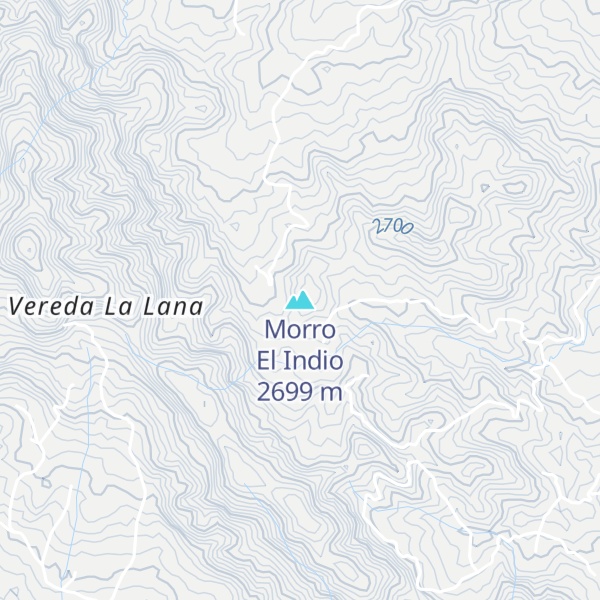 Map of Morro El Indio