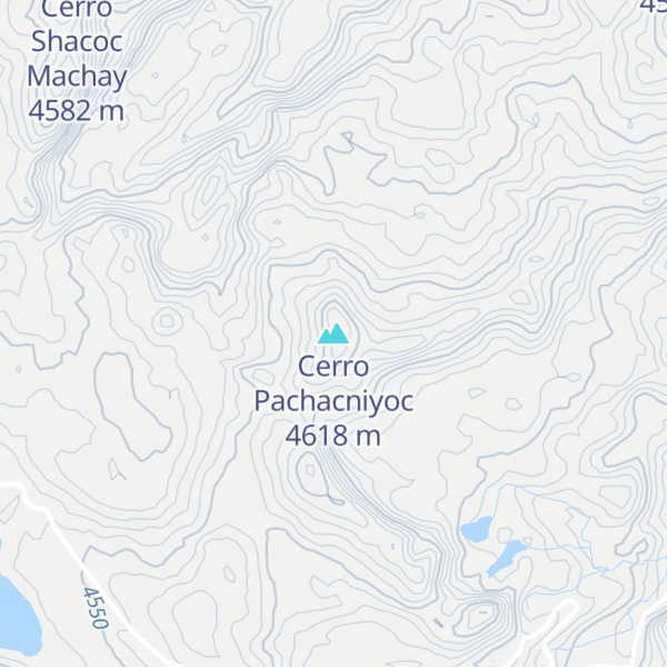 Map of Cerro Pachacniyoc