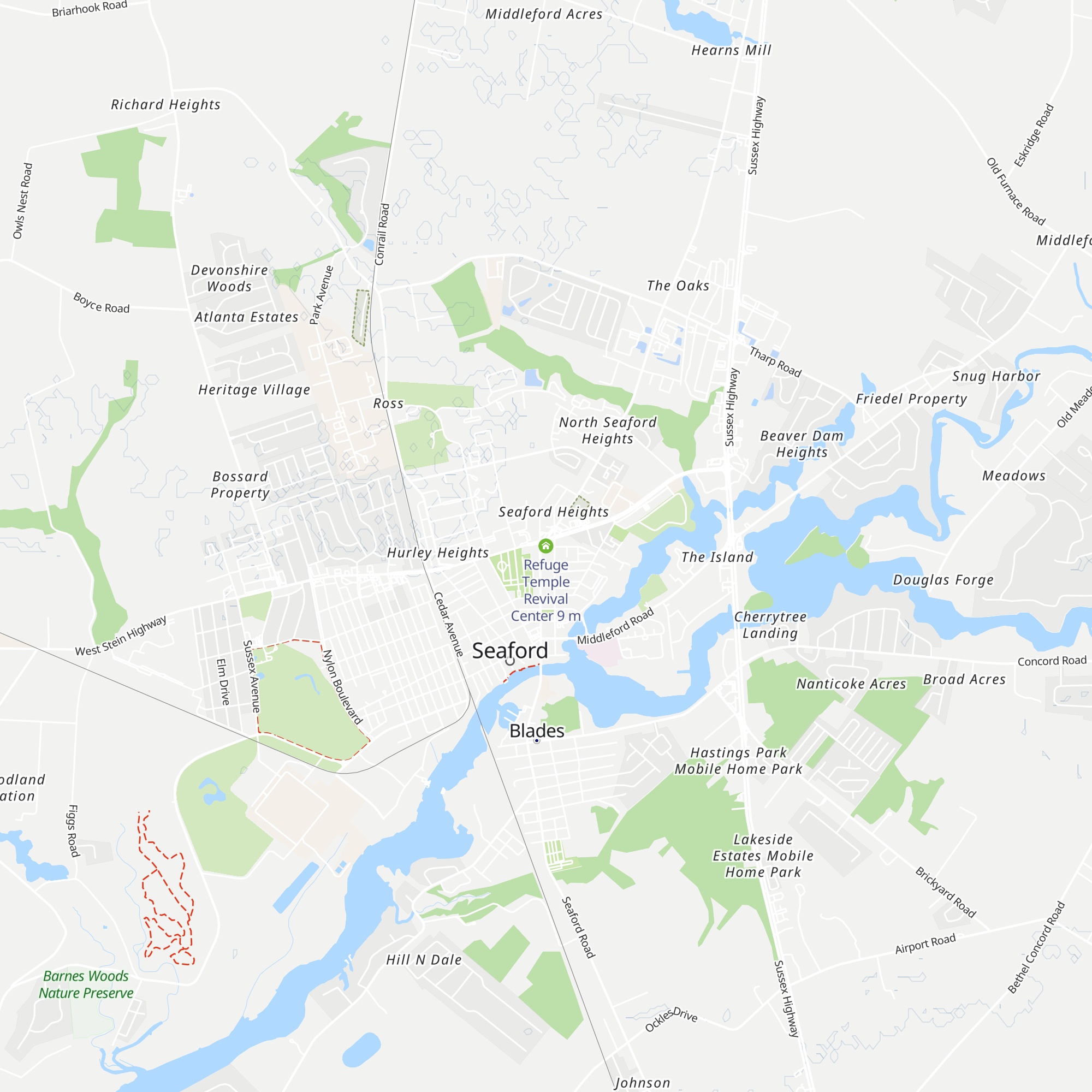 Refuge Temple Revival Center map