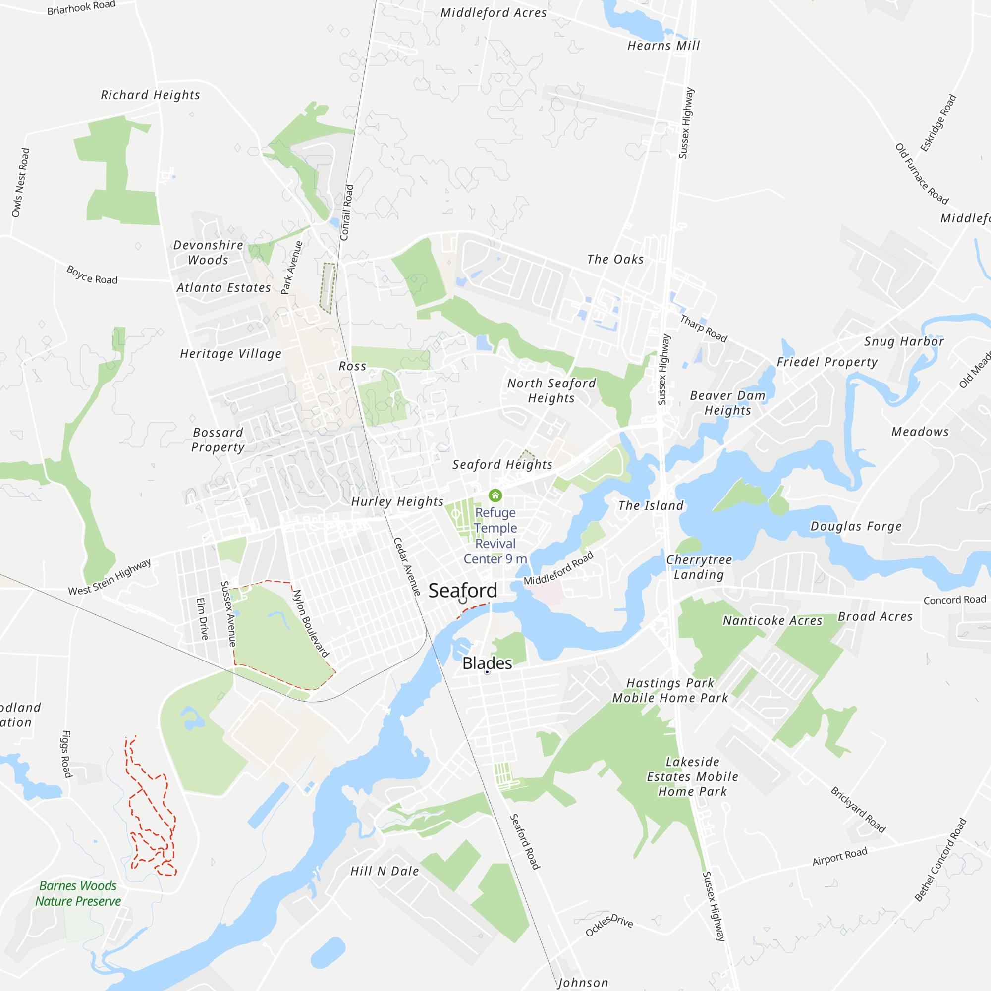 Refuge Temple Revival Center map