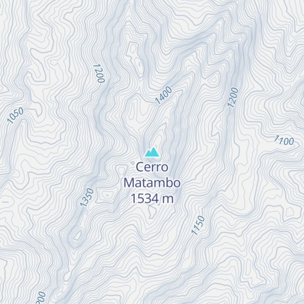 Map of Cerro Matambo