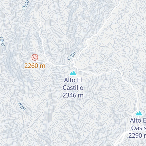 Map of Alto El Castillo