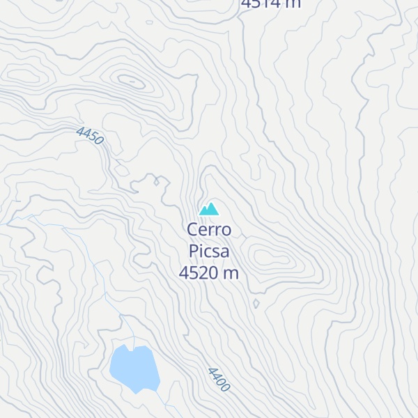 Map of Cerro Picsa