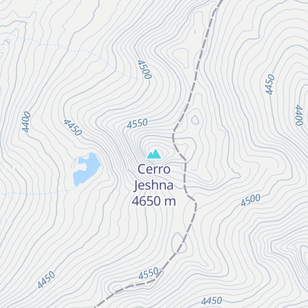 Map of Cerro Jeshna