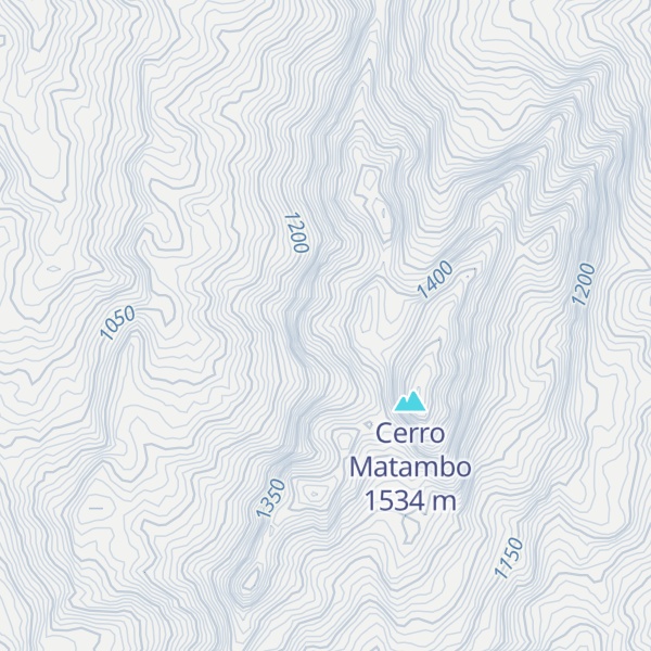 Map of Cerro Pantano