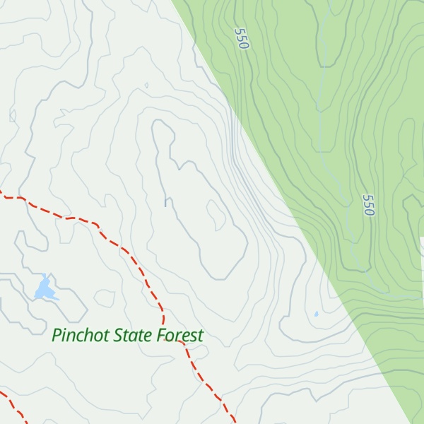 Map of Panther Hill