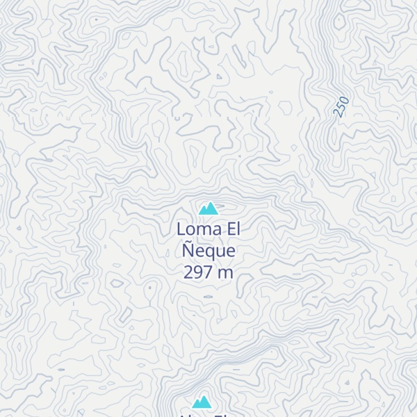 Map of Loma El Ñeque