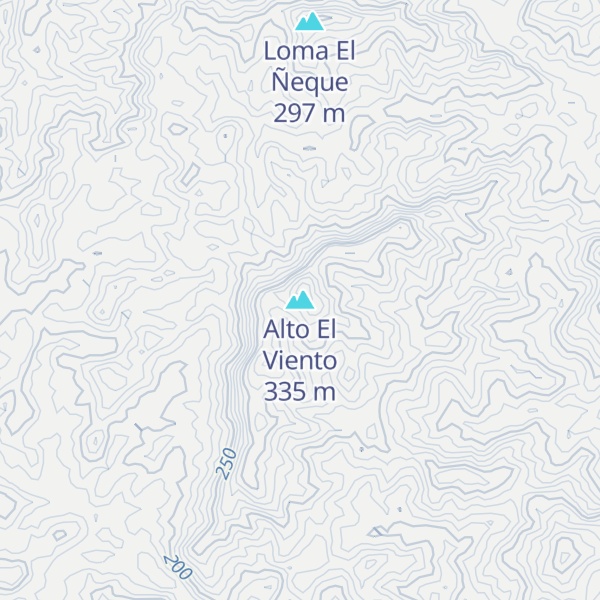 Map of Alto El Viento