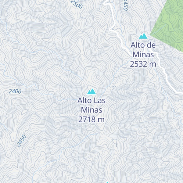 Map of Alto Las Minas
