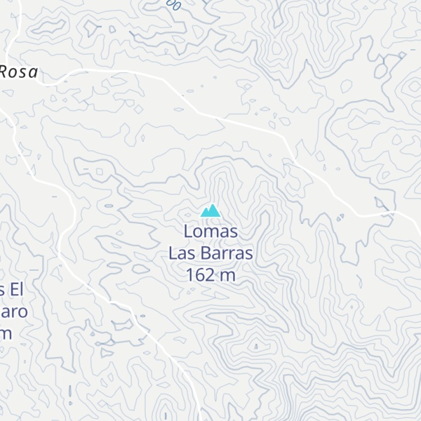 Map of Lomas Las Barras