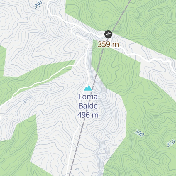 Map of Loma Balde