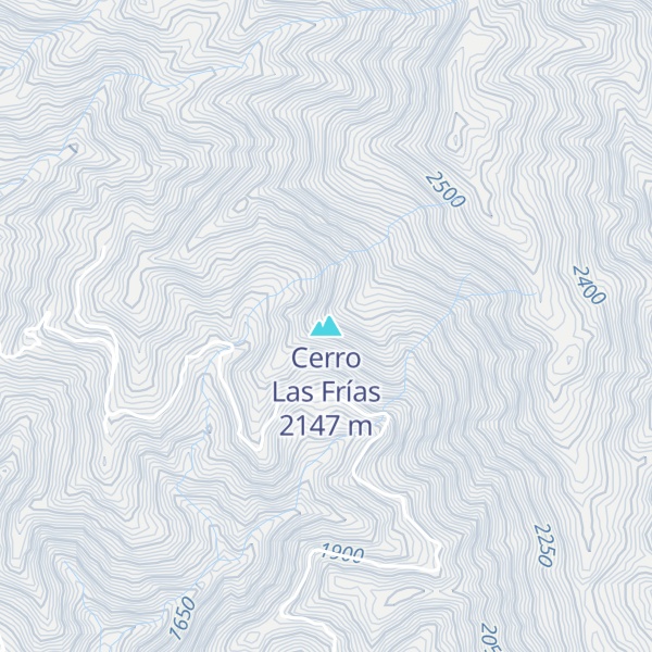 Map of Cerro Las Frías