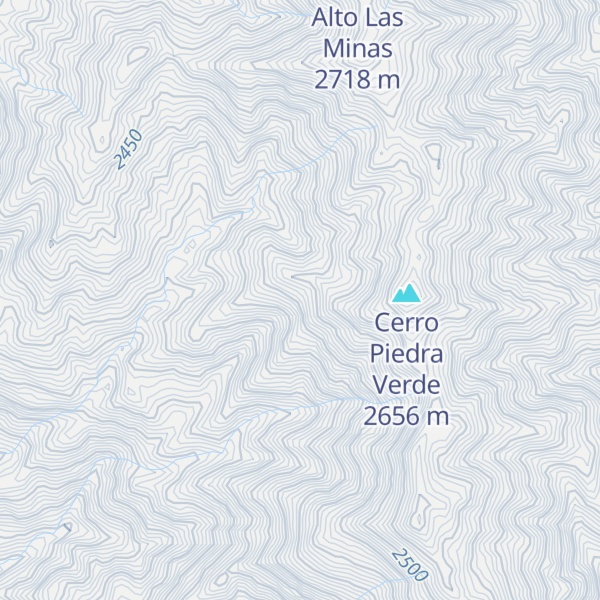 Map of Cerro Chamuscado