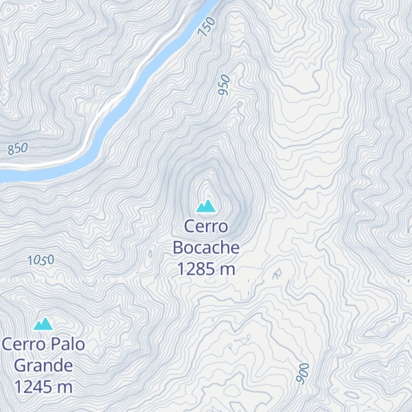 Map of Cerro Bocache