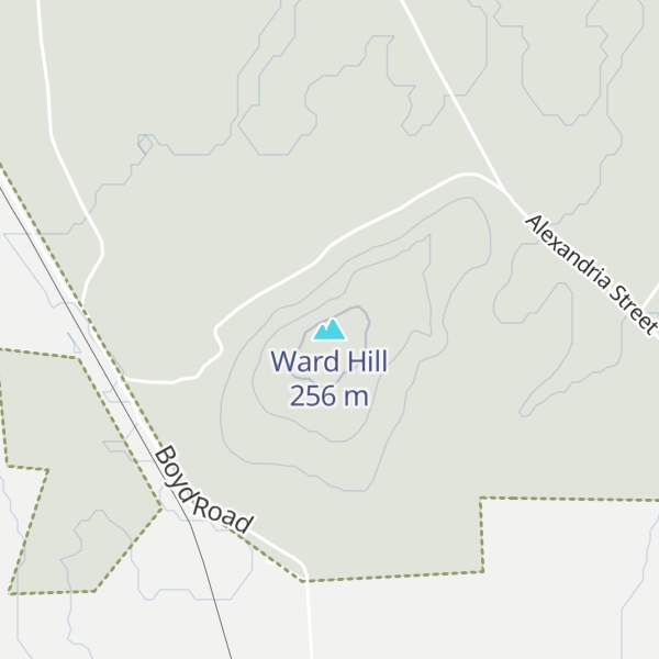 Map of Ward Hill