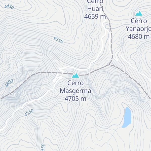 Map of Cerro Masgerma