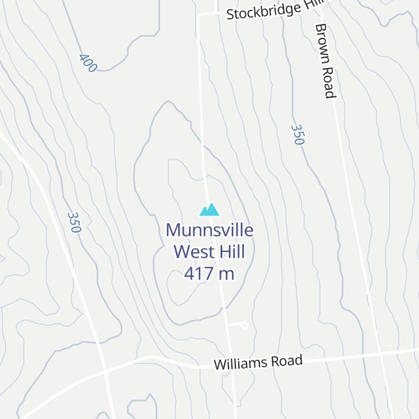 Map of Munnsville West Hill
