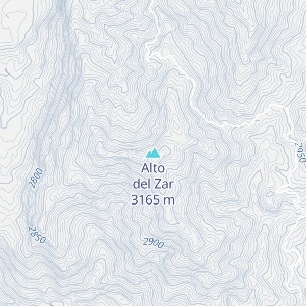 Map of Alto del Zar
