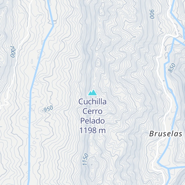 Map of Cuchilla Cerro Pelado