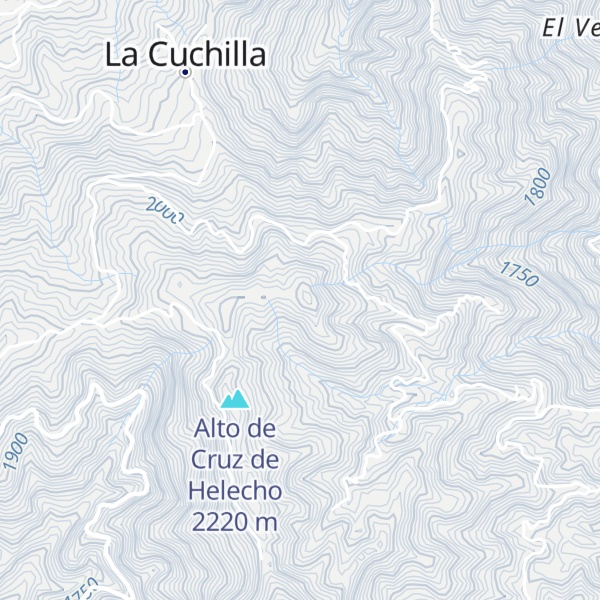 Map of Alto Cruz de Helecho