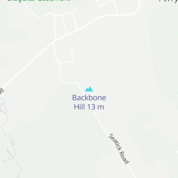 Map of Backbone Hill