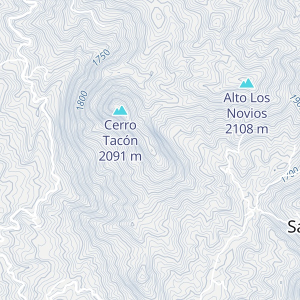 Map of Cuchilla Cabuyal