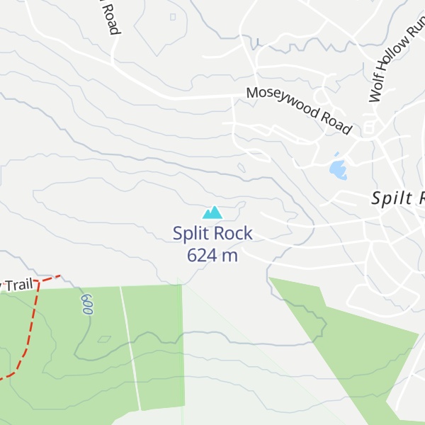 Map of Split Rock
