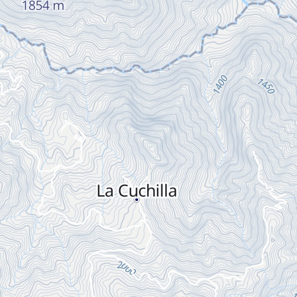 Map of Cerro La Cruz