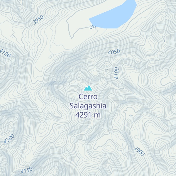 Map of Cerro Salagashia