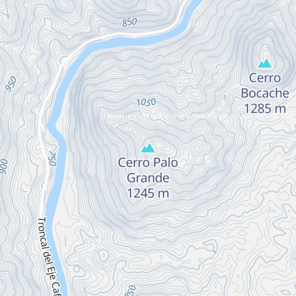 Map of Cerro Palo Grande