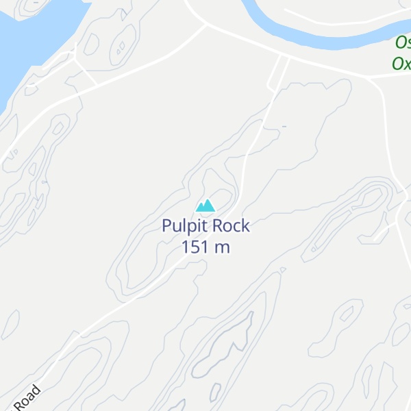 Map of Pulpit Rock