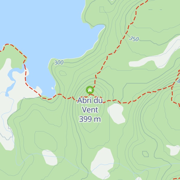 Map of Abri du Vent