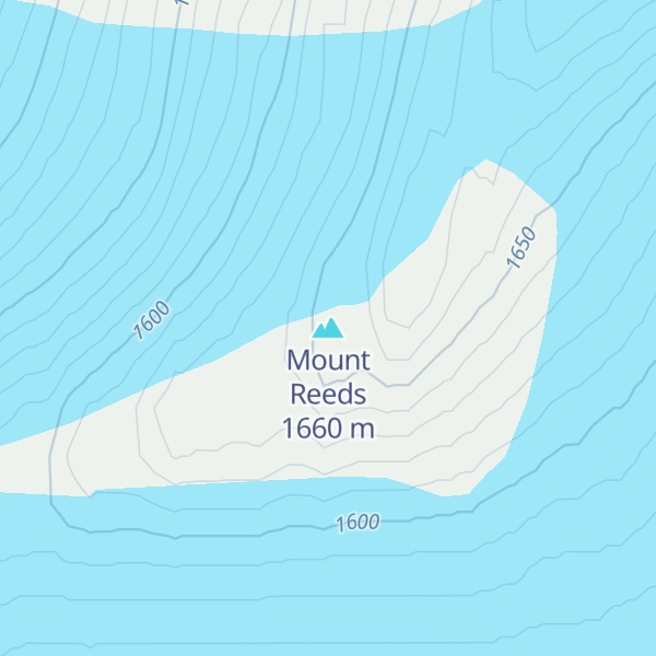 Map of Mount Reeds