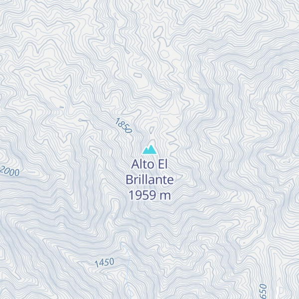 Map of Alto El Brillante