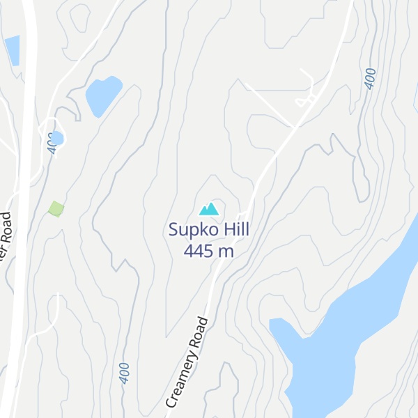 Map of Supko Hill