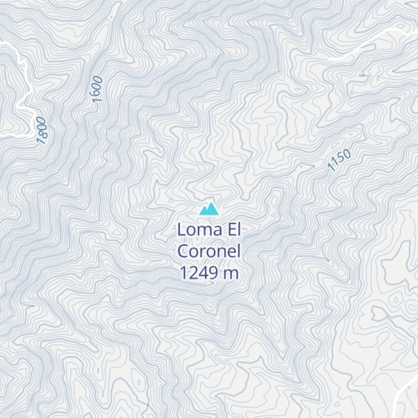 Map of Loma El Coronel