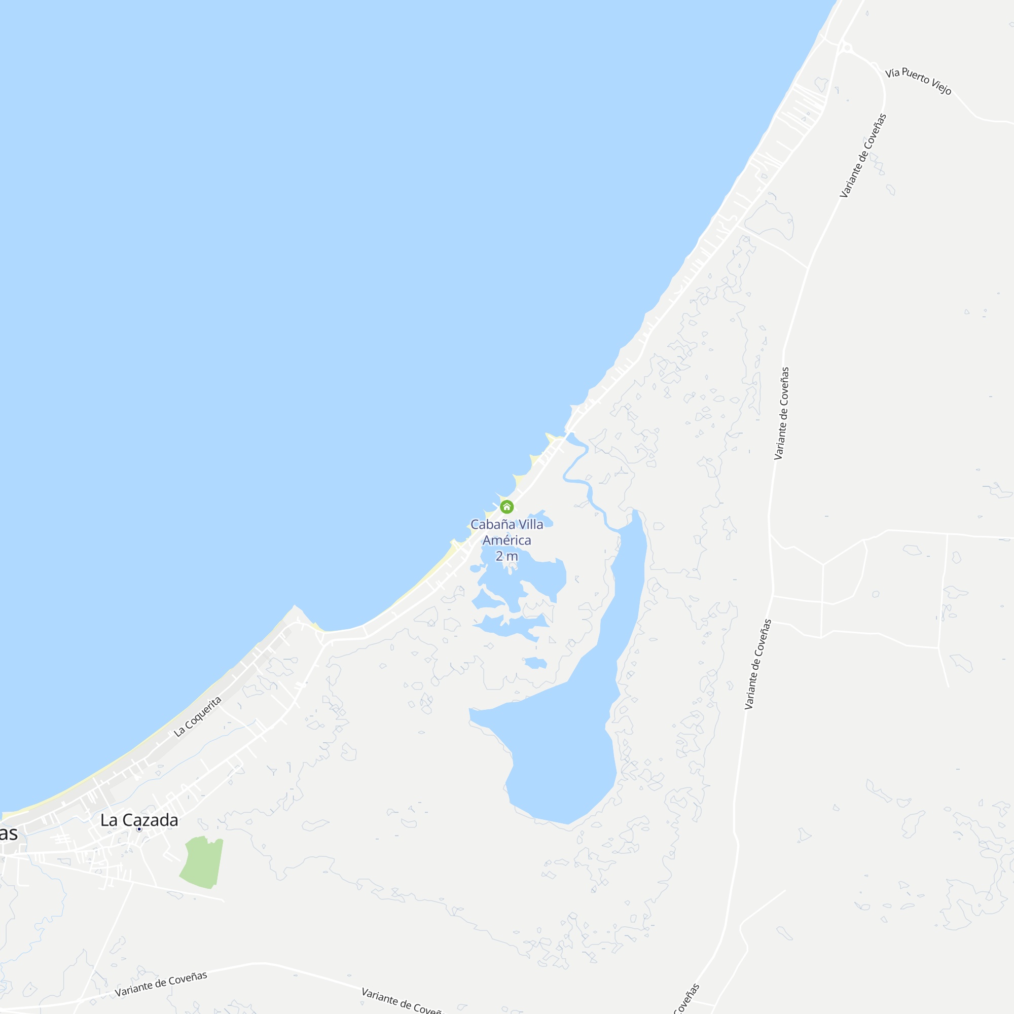 Cabaña Villa América map