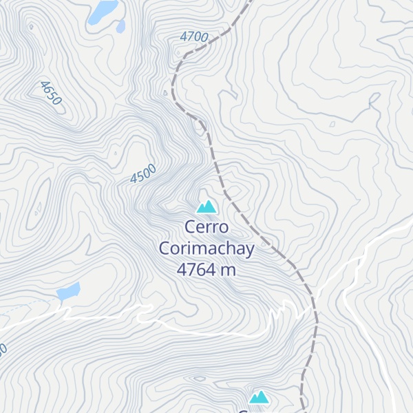 Map of Cerro Corimachay