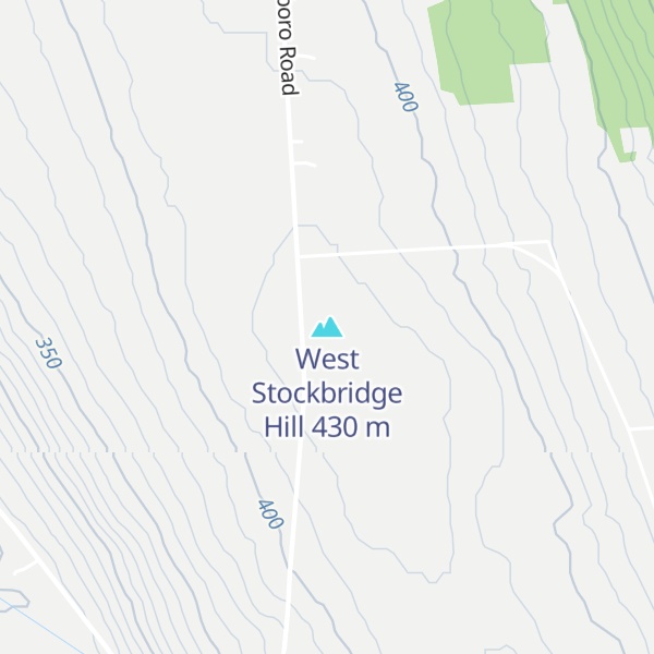Map of West Stockbridge Hill