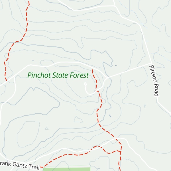 Map of Big Pine Hill