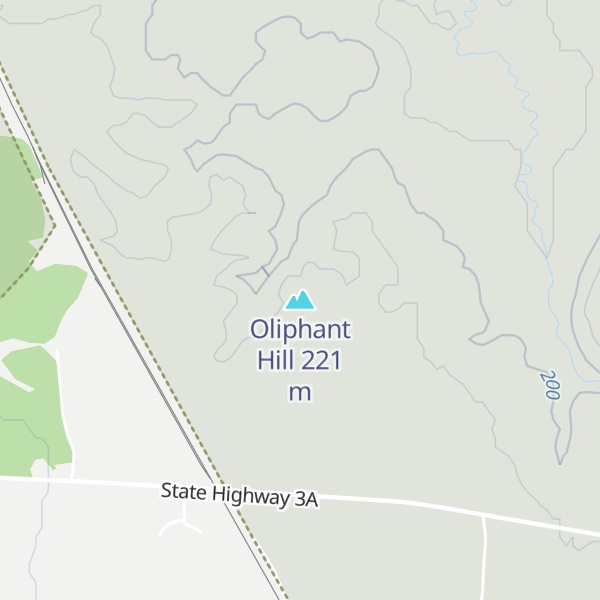 Map of Oliphant Hill