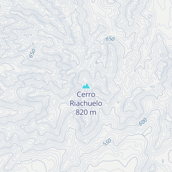 Map of Cerro Riachuelo