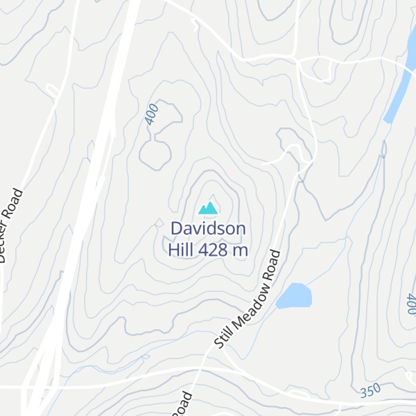 Map of Davidson Hill