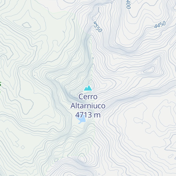 Map of Cerro Altarniuco