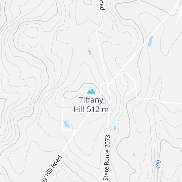Map of Tiffany Hill
