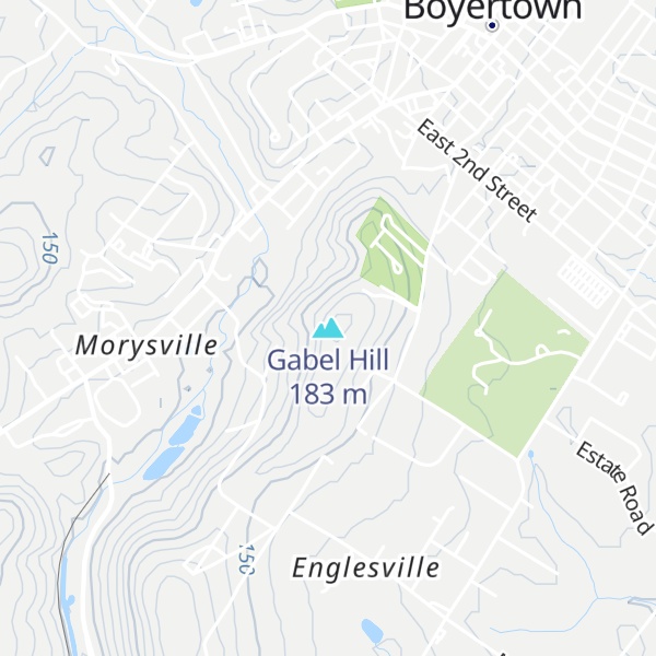 Map of Gabel Hill