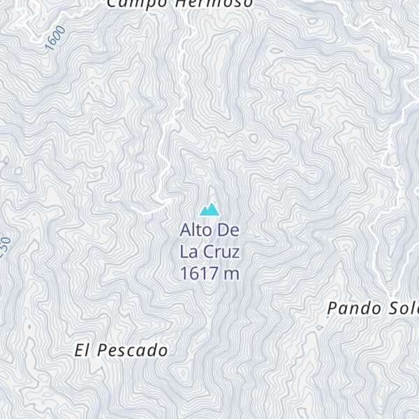 Map of Alto De La Cruz