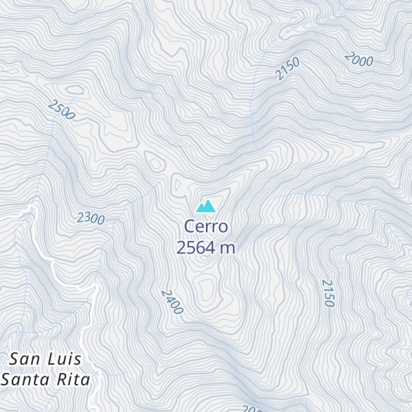Map of Cerro