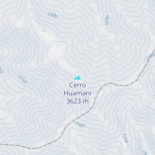 Map of Cerro Huamani