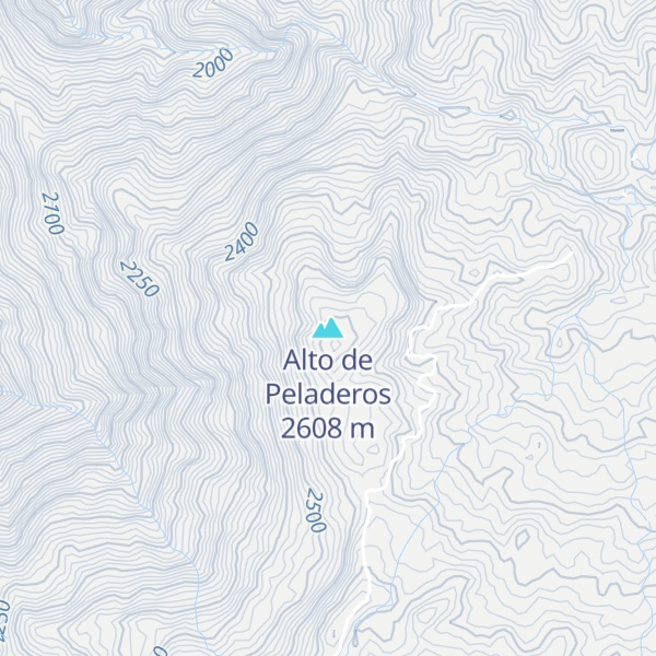 Map of Alto de Peladeros